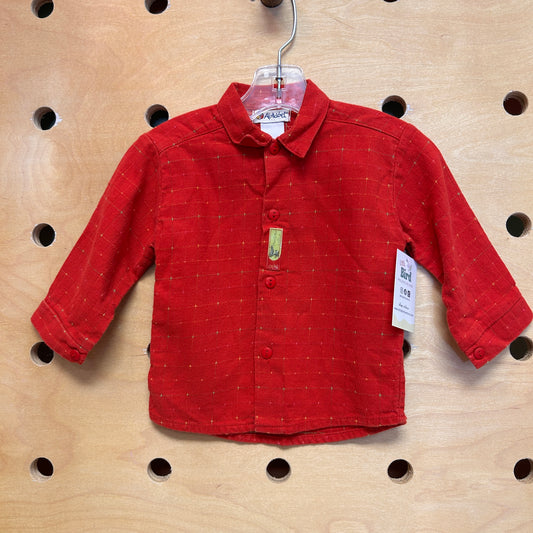 Red Button Up