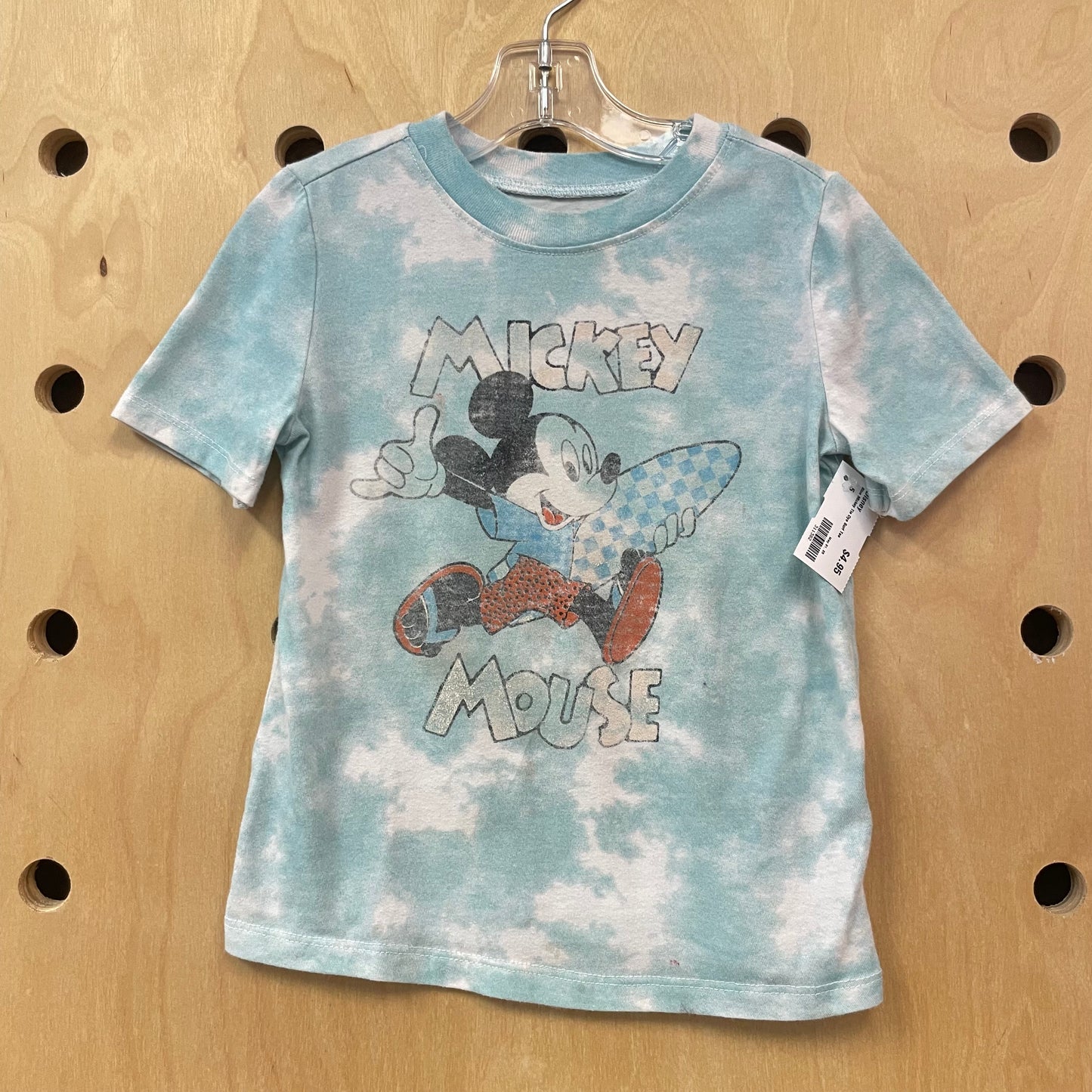 Blue Mickey Tie Dye Surf Tee