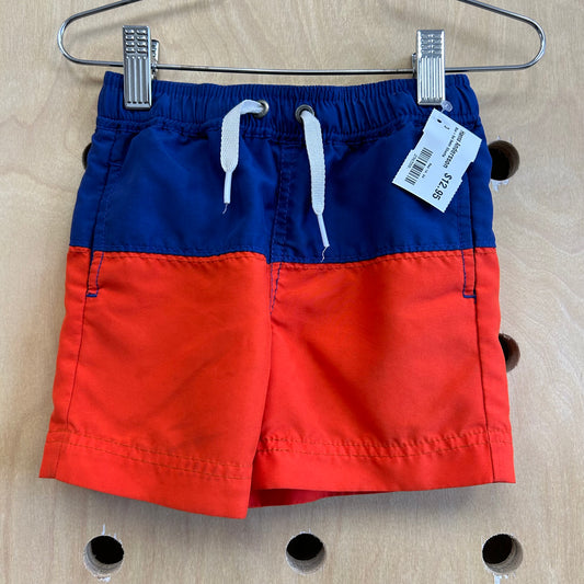 Blue + Red Swim Shorts
