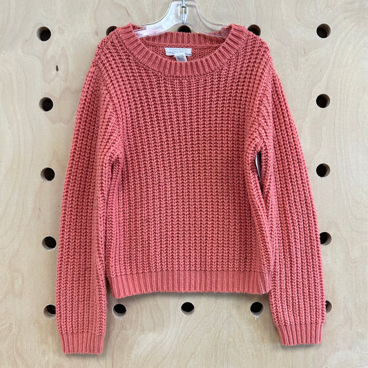 Coral Chunky Knit Sweater