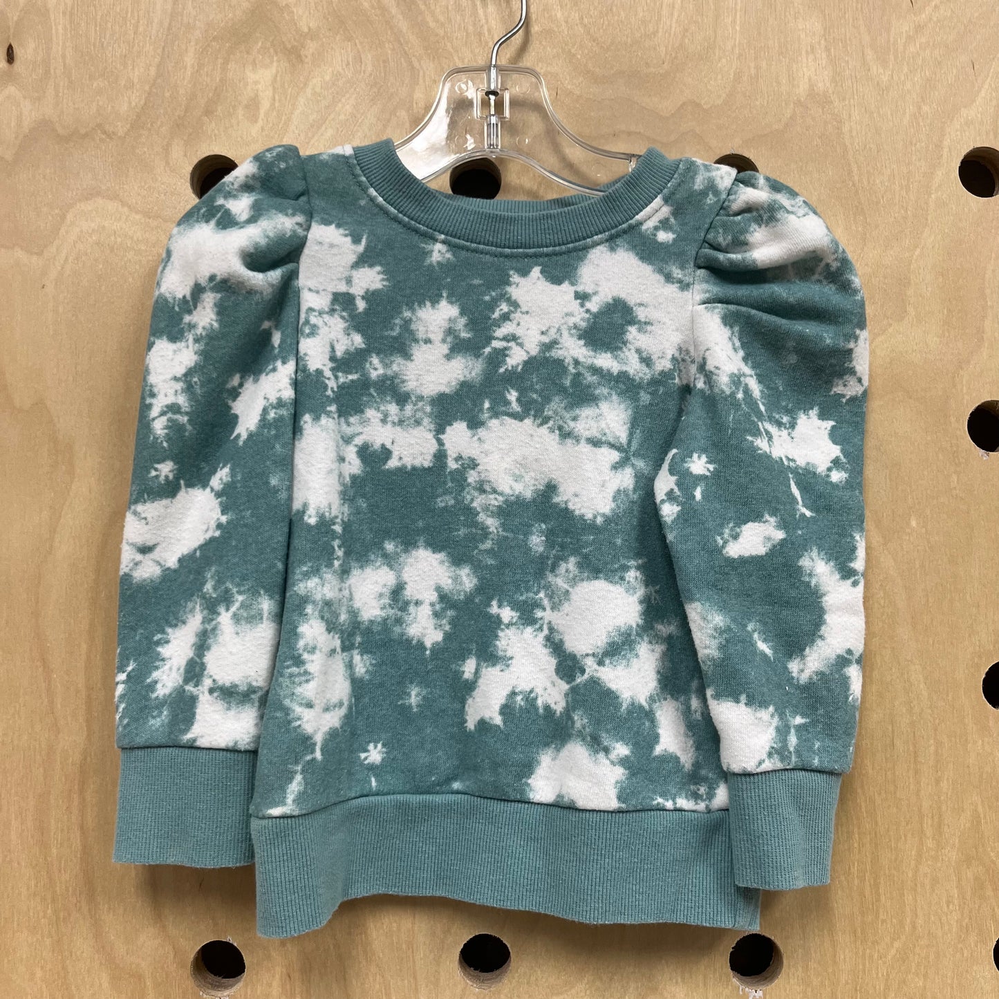 Blue & White Tie Dye Sweatshirt