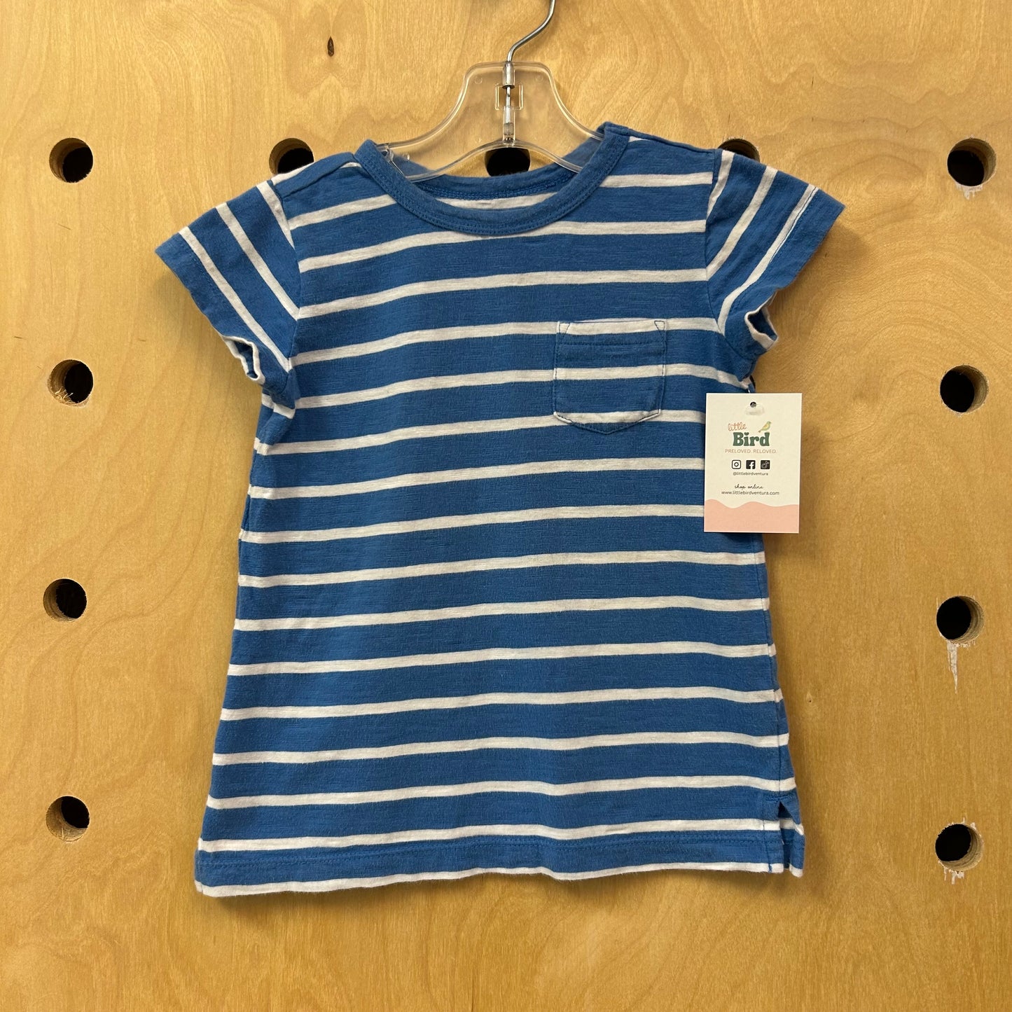 Blue & White Striped Tee