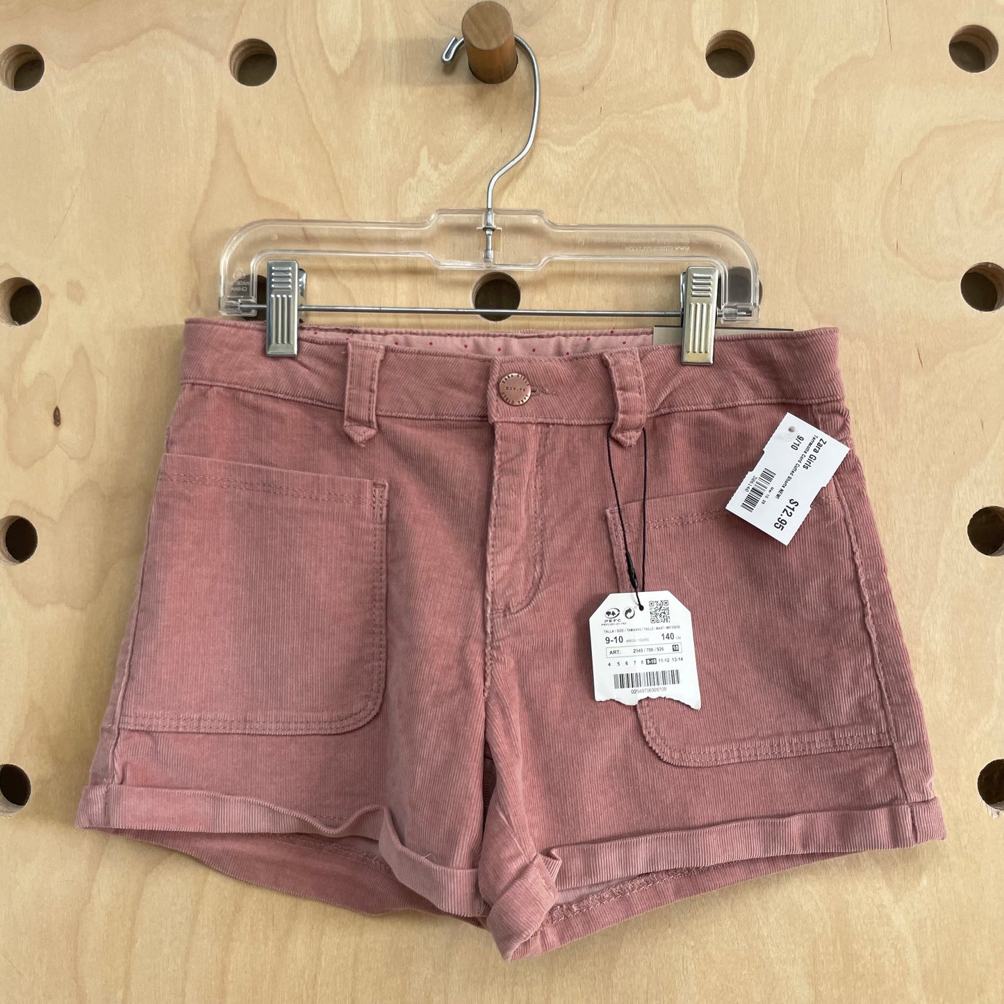 Terracotta Cord Cuffed Shorts NEW!