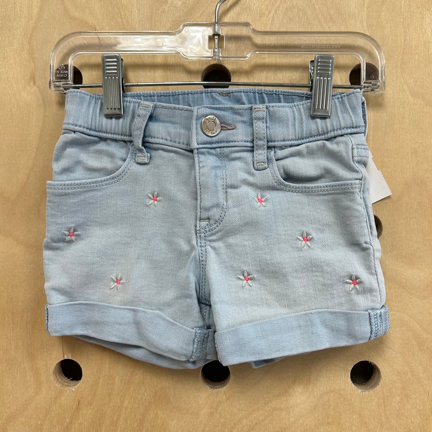 Denim Daisy Shorts