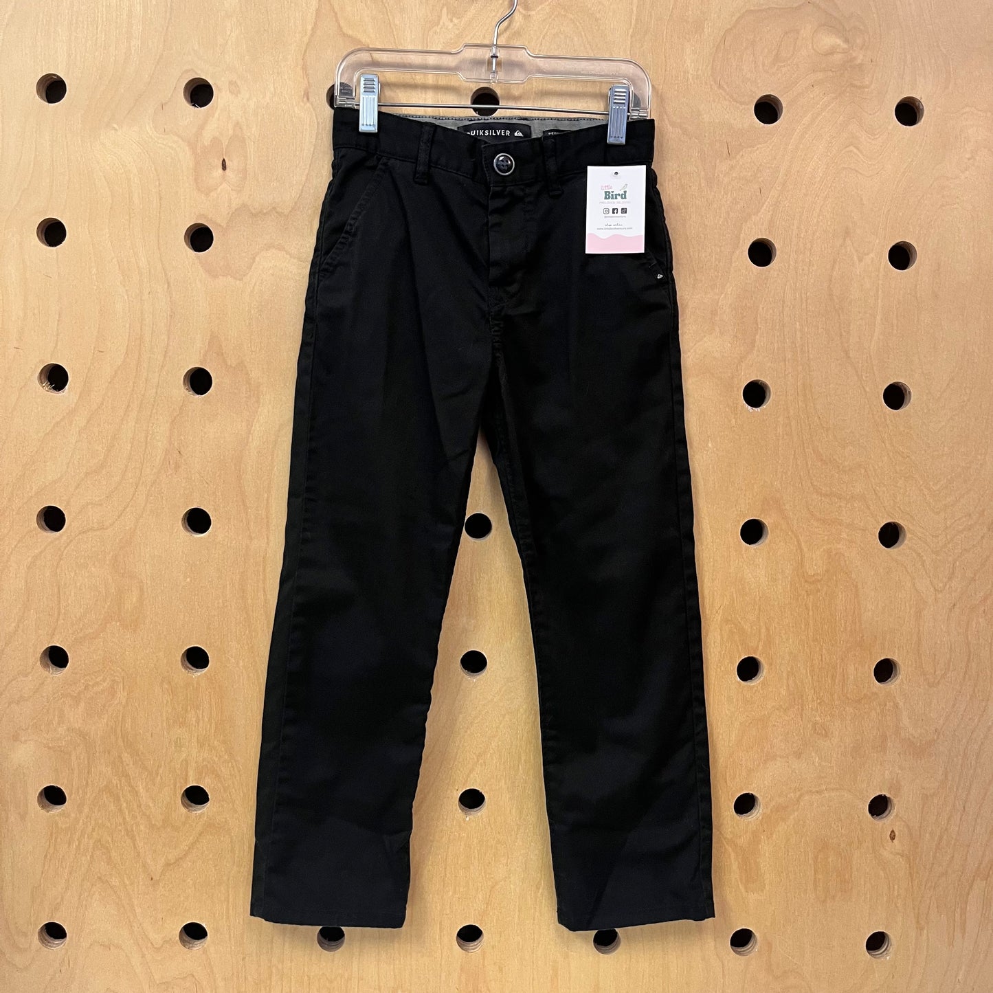 Black Straight Pants