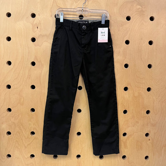 Black Straight Pants
