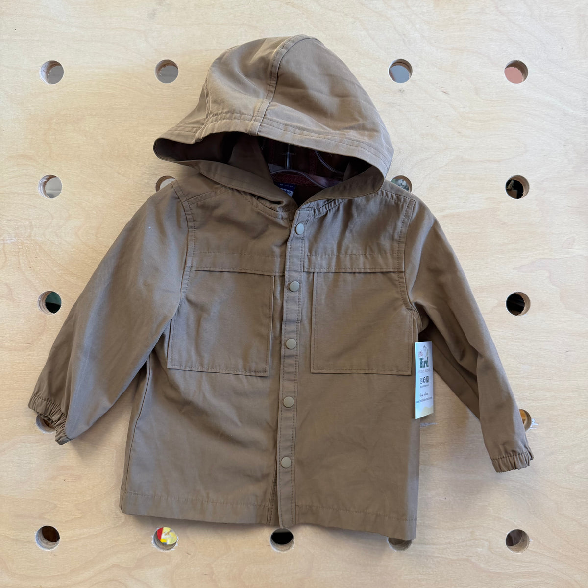 Brown Snap Jacket