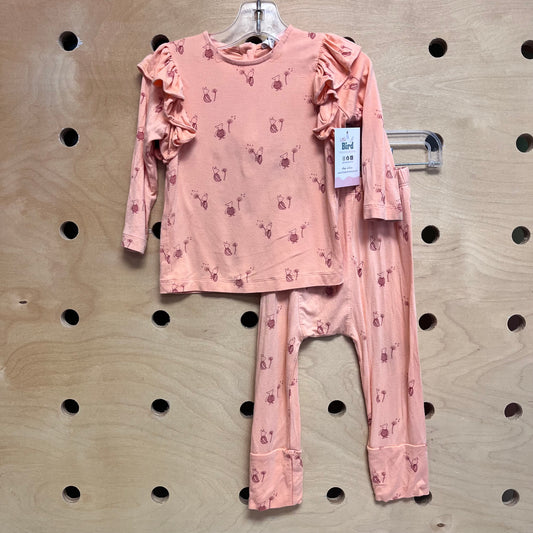 Orange Bamboo Piglet Outfit