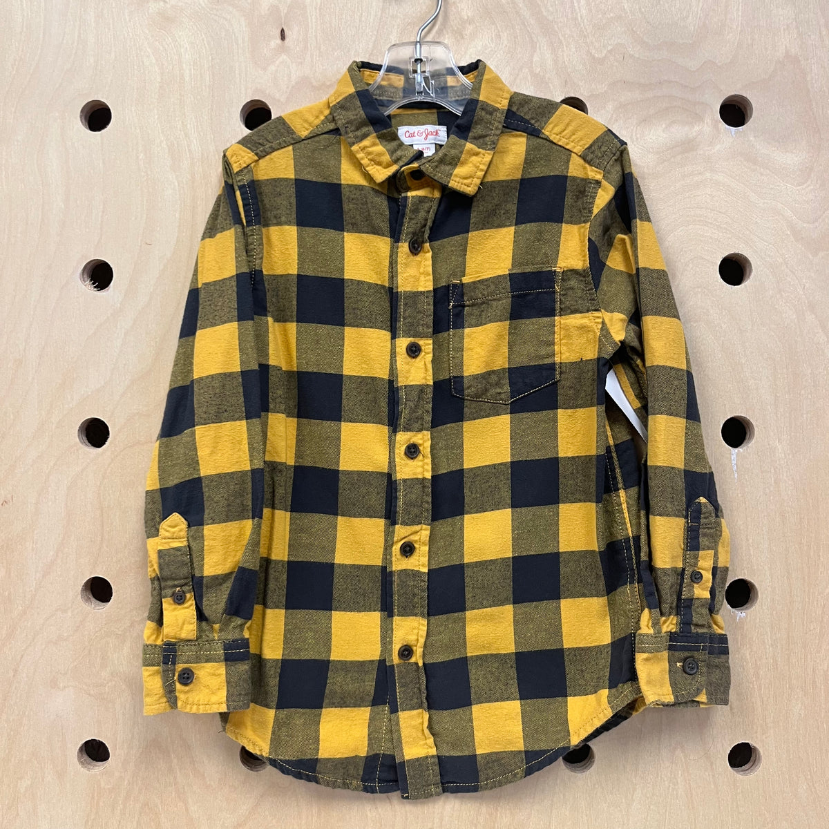 Yellow+Blue Flannel