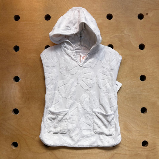 White Terry Shells Swim Cover Up