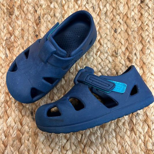 Blue Rubber Sandals