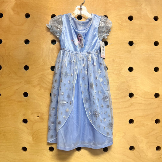 Blue/Silver Elsa Nightgown