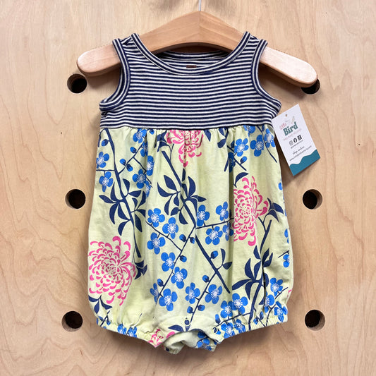 Striped & Floral Romper