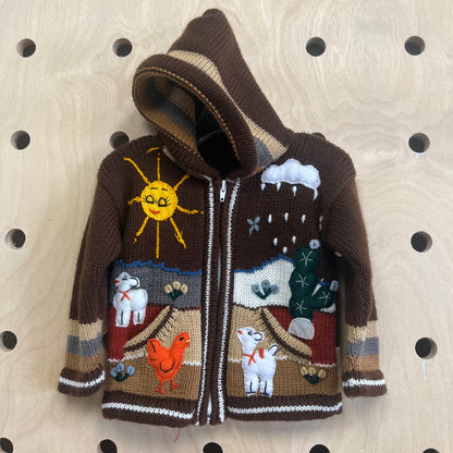 Brown Peruvian Sweater