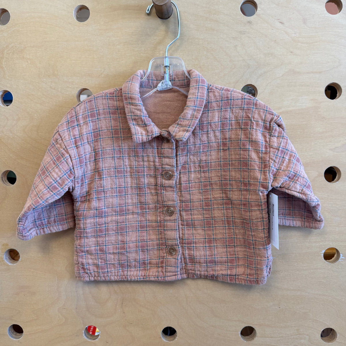 Terrocata/Teal Plaid Button Up