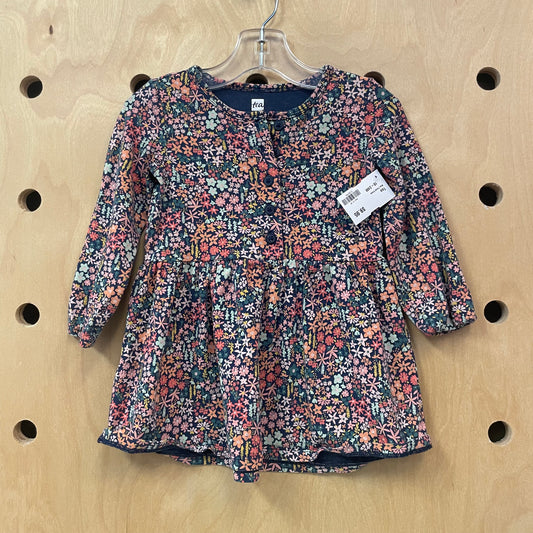 Blue Floral Dress
