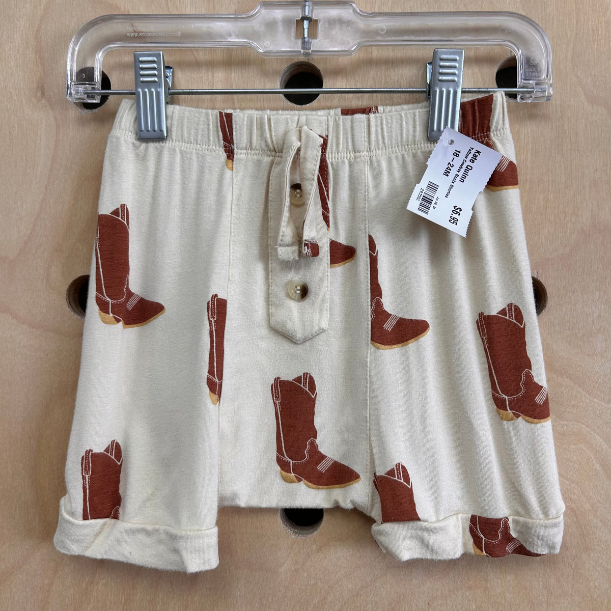 Yellow Cowboy Boots Shorties