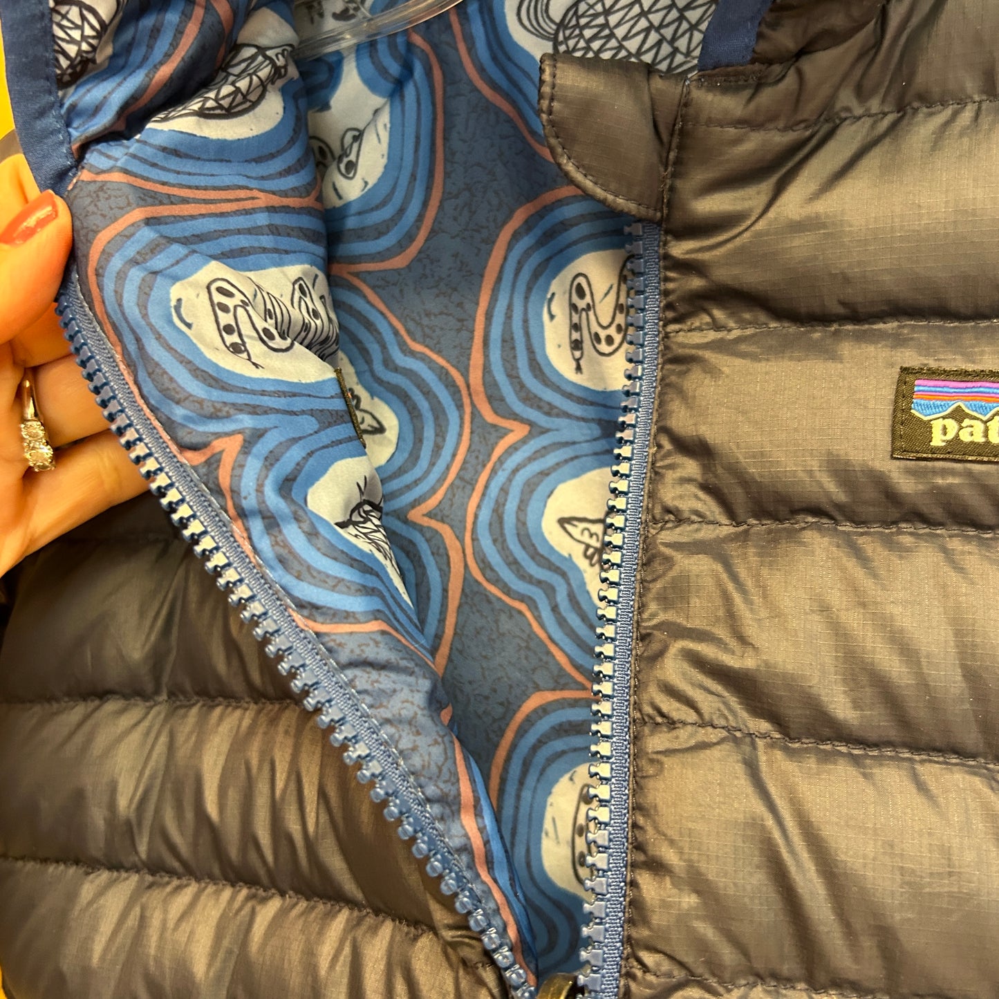 Reversible Down Sweater Armadillo