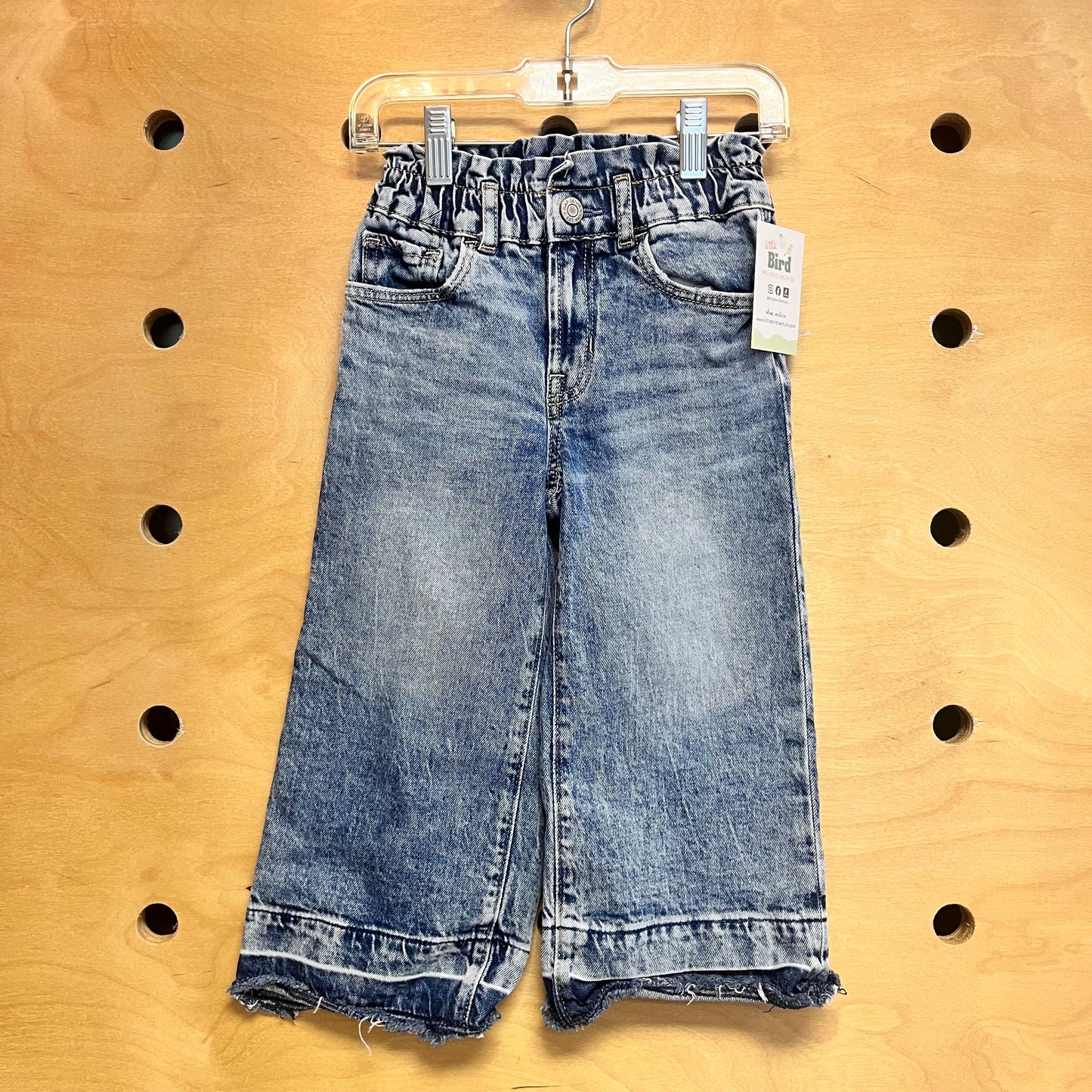 Paper Bag Wide Leg Denim
