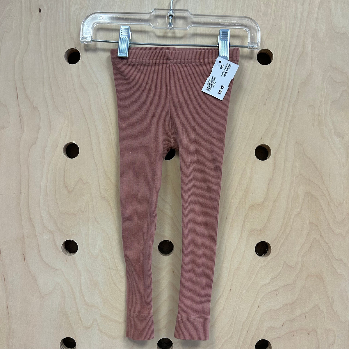 Tan Ribbed Leggings