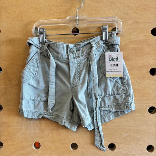 Sage Belted Shorts
