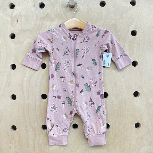 Pink Woodland Organic Zippy