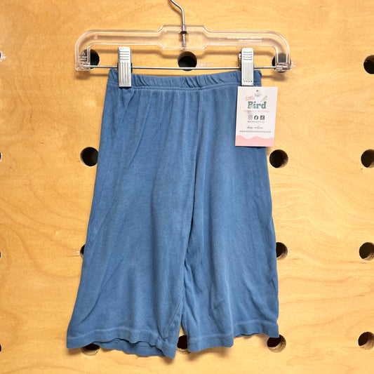 Blue Straight Leg Cotton Soft Pants