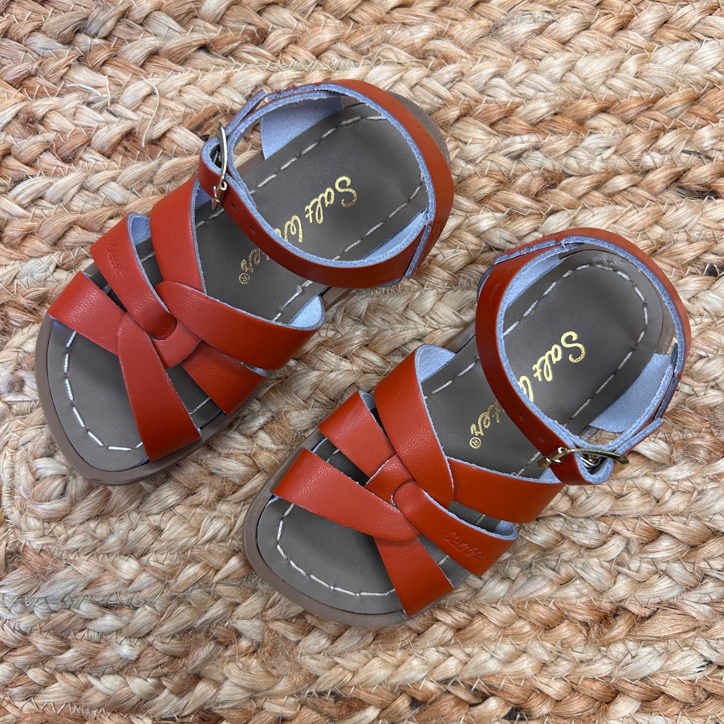 Rust Leather Sandals