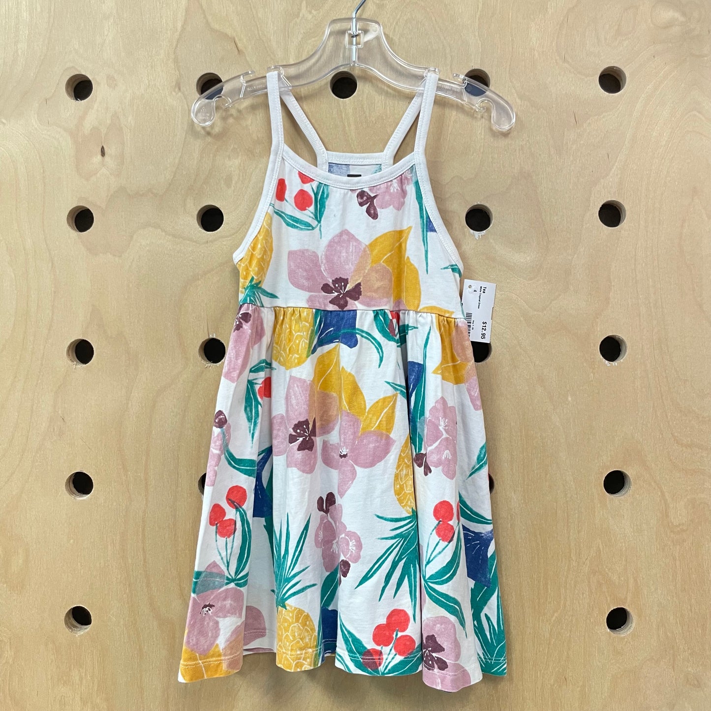 White Tropical Dress