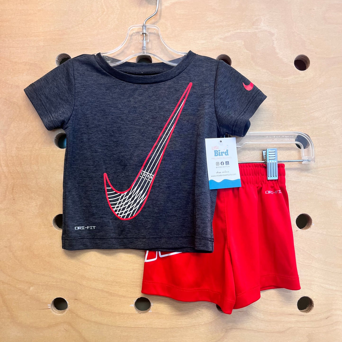 Black & Red Dri Fit Outfit