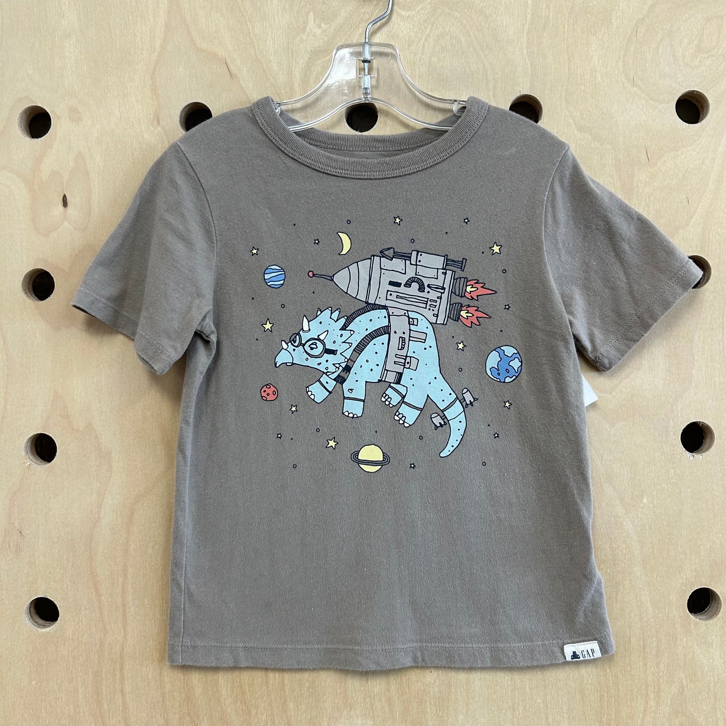 Taupe Space Shuttle Dino Tee
