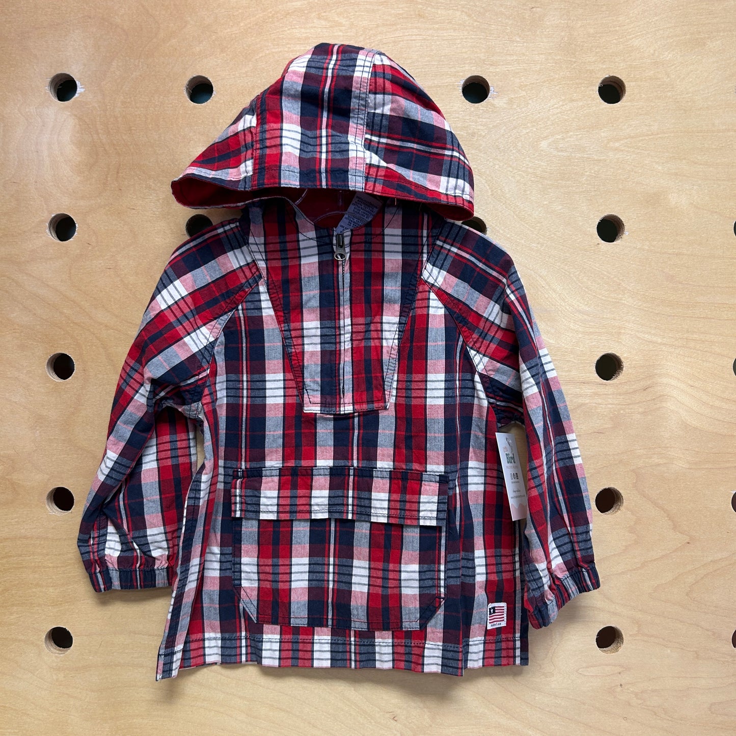 Y2K Patriotic Hooded Pullover