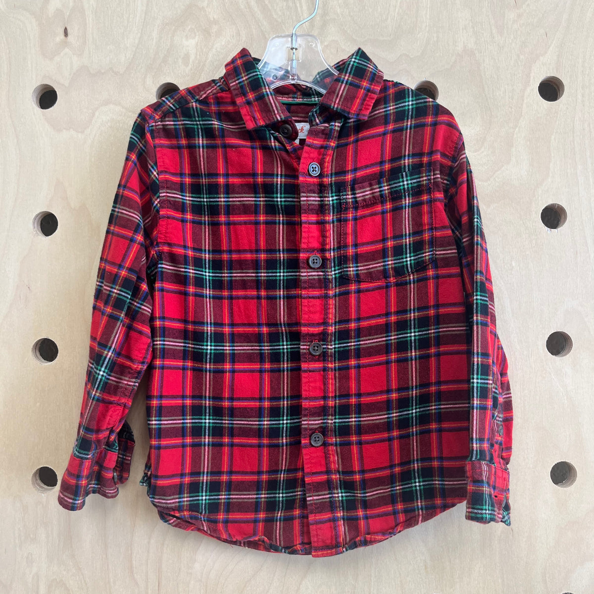 Red & Green Plaid Flannel