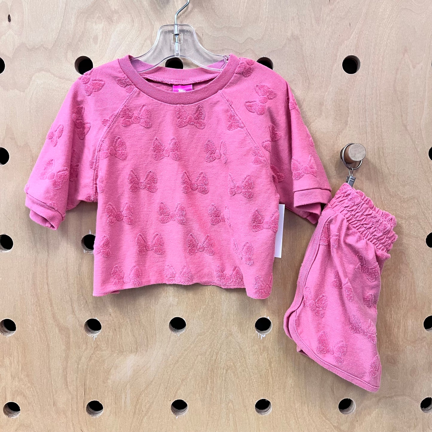 Pink Terry Bows Minnie Outfit