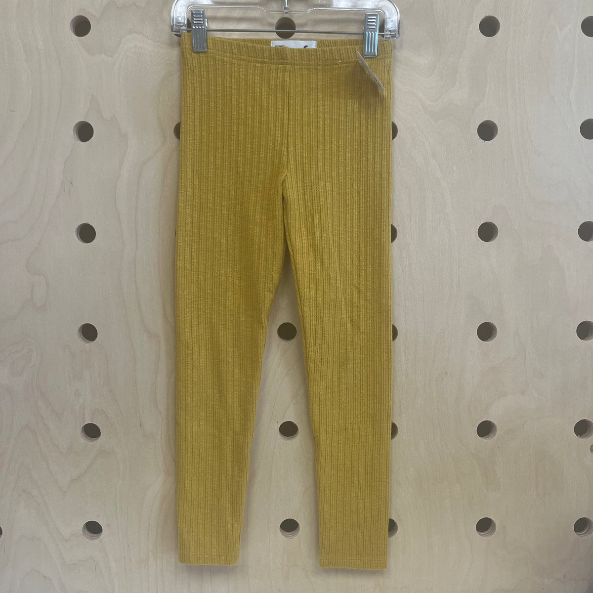 Mustard Ribbed Leggings