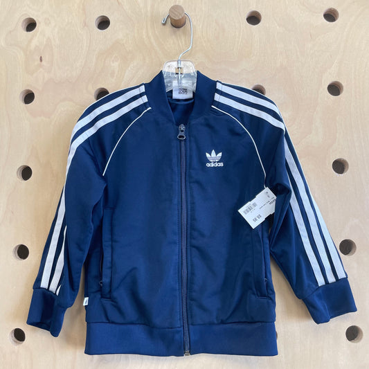 Blue + White Track Jacket