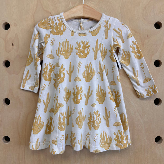 Cream Cactus Dress