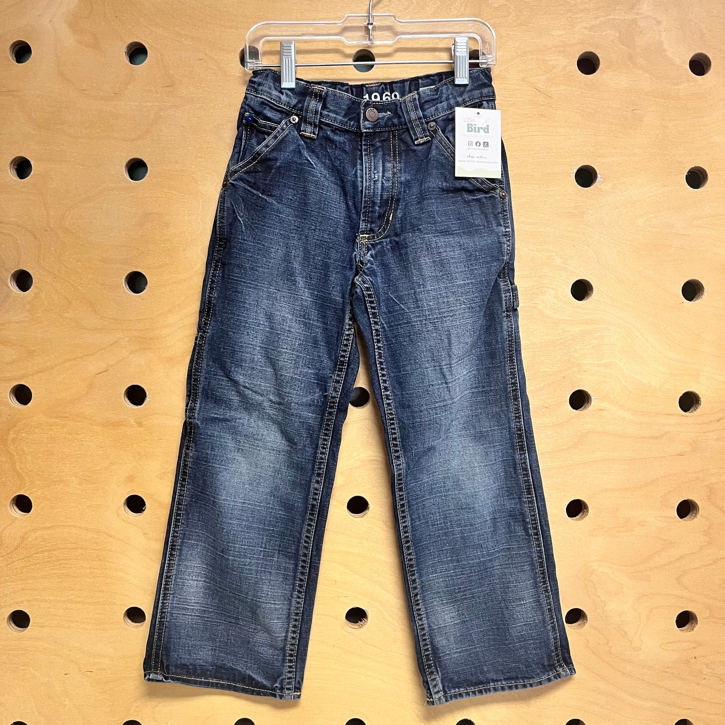 Straight Leg Denim Pants