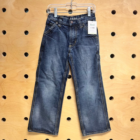 Straight Leg Denim Pants