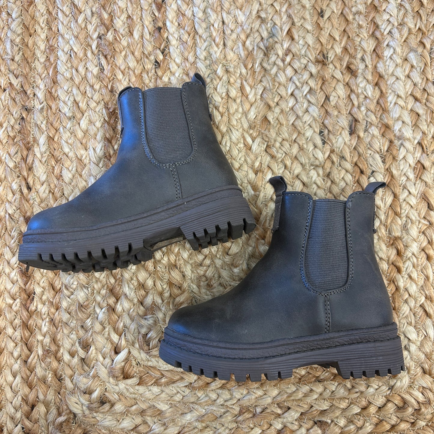 Brown Slip On Boots