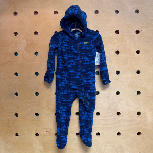 Blue Fleece Bunting