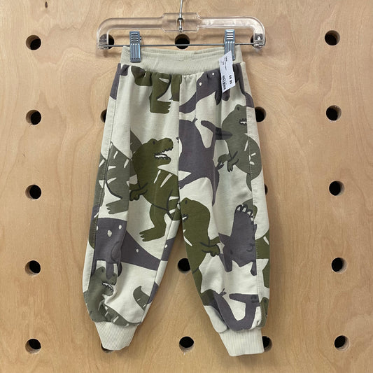 Cream Dino Joggers