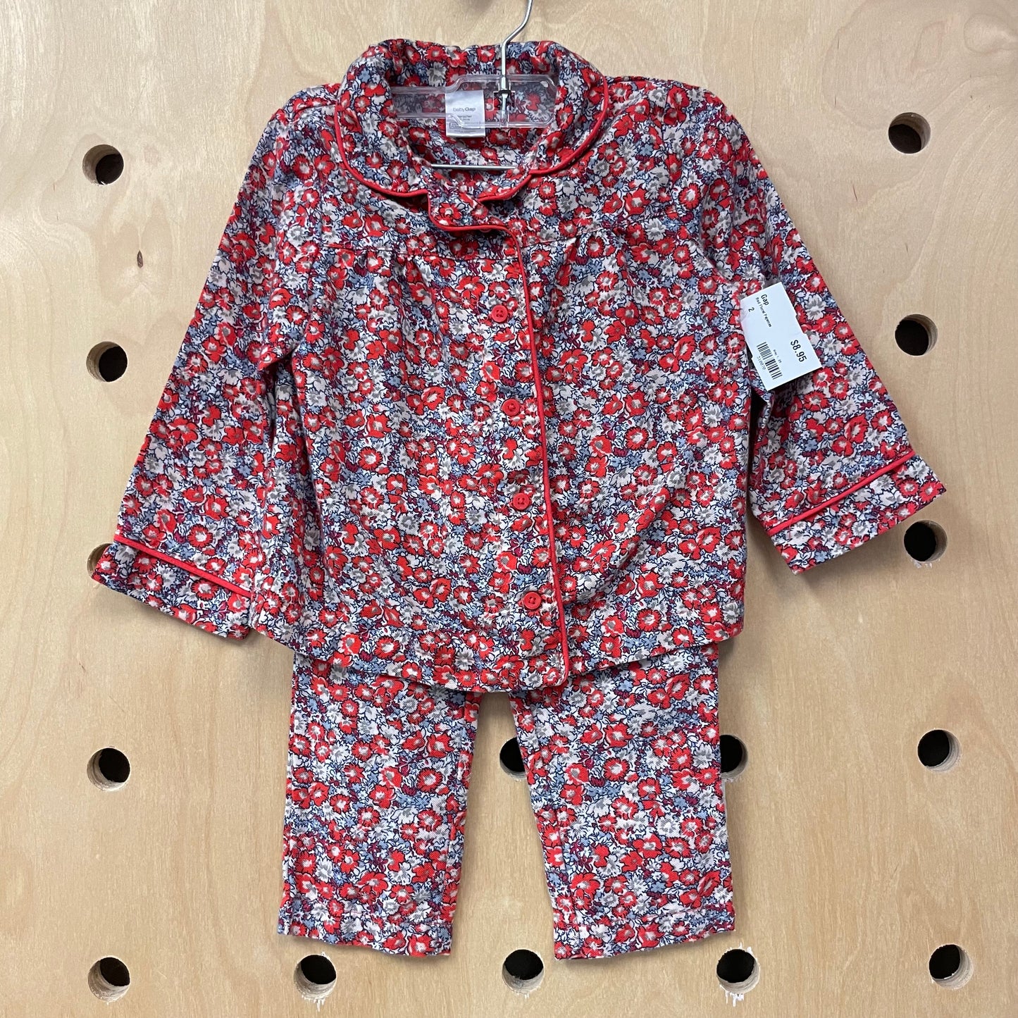 Red Floral Pajamas