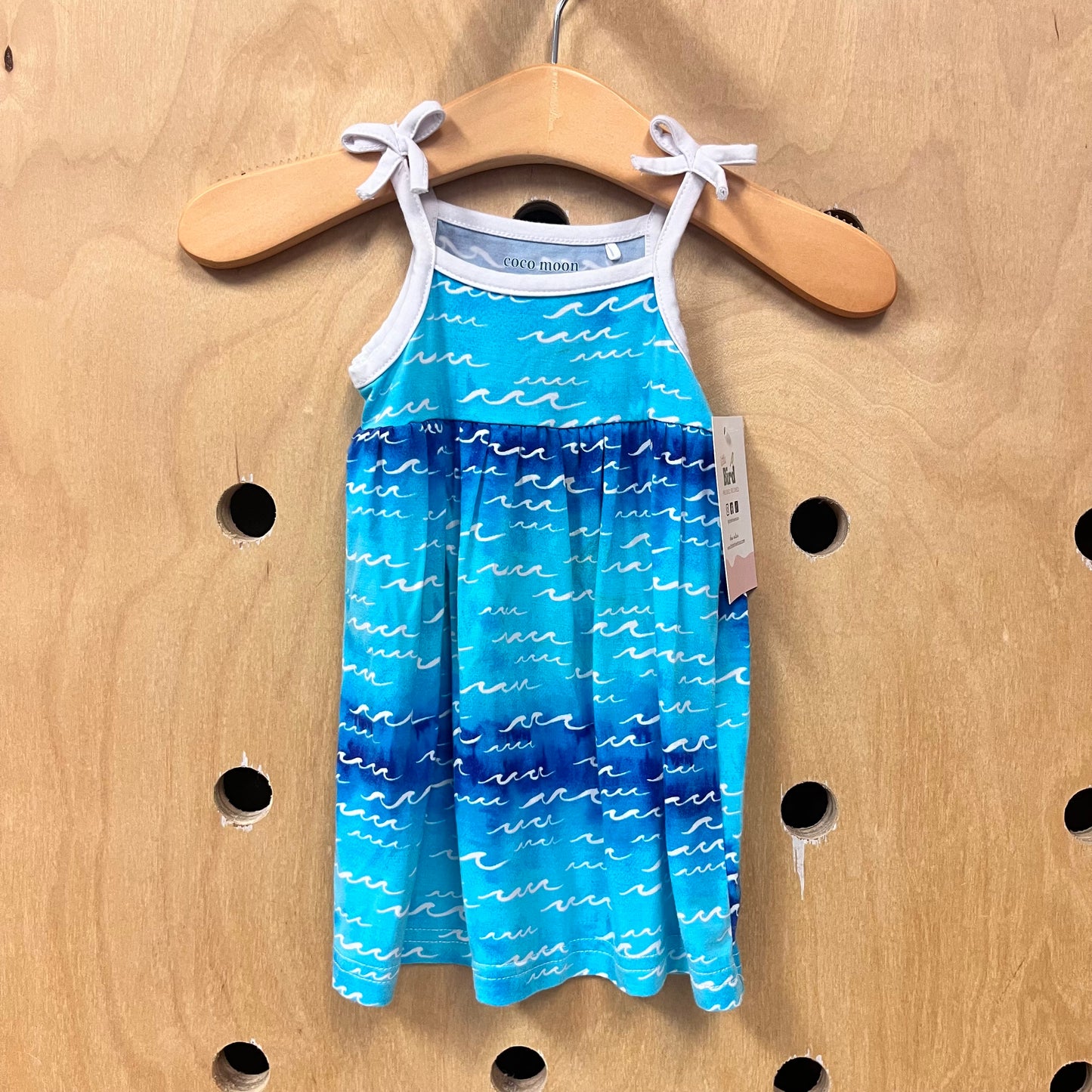 Blue Waves Bamboo Dress