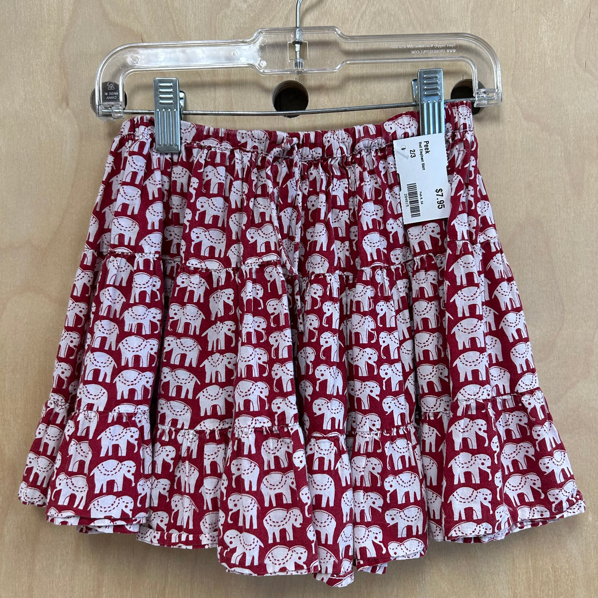 Red Elephant Skirt