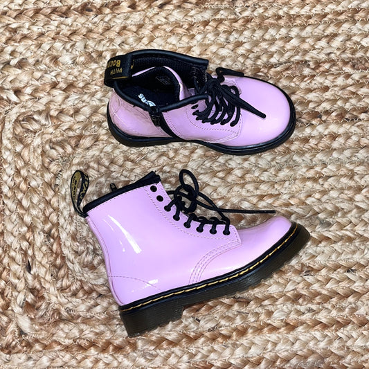 Pink Leather 1460 Air-Wair Boots