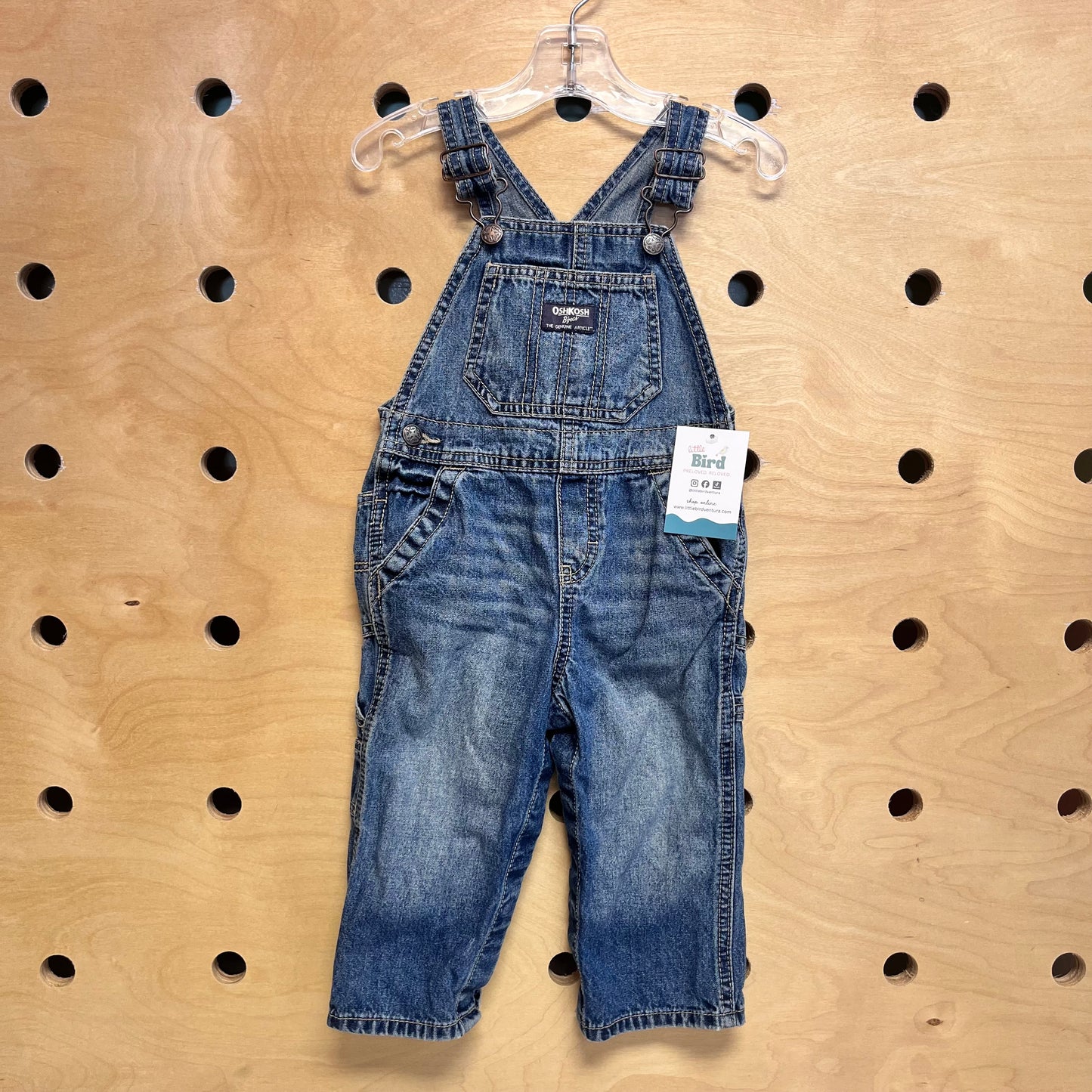 Denim Carpenter Overalls
