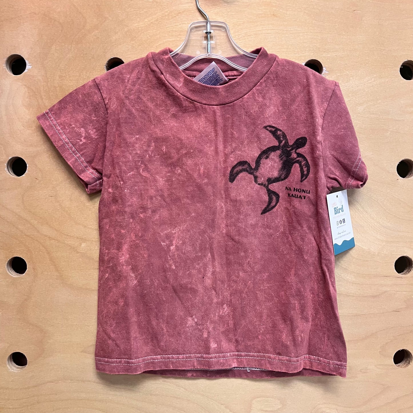 Burnt Orange Tie Dye Turtle Tee