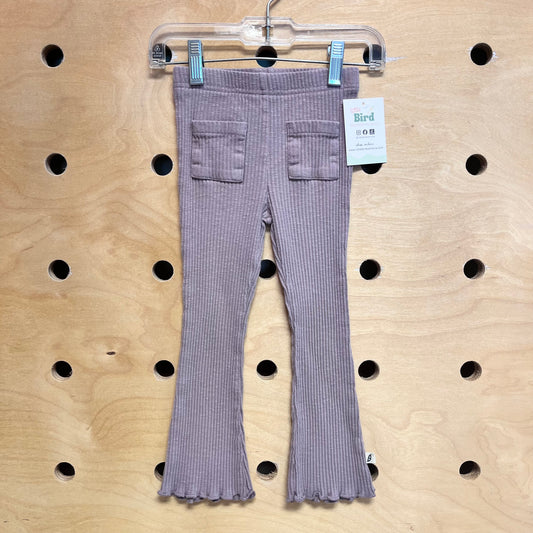 Lavender Ribbed Leggings