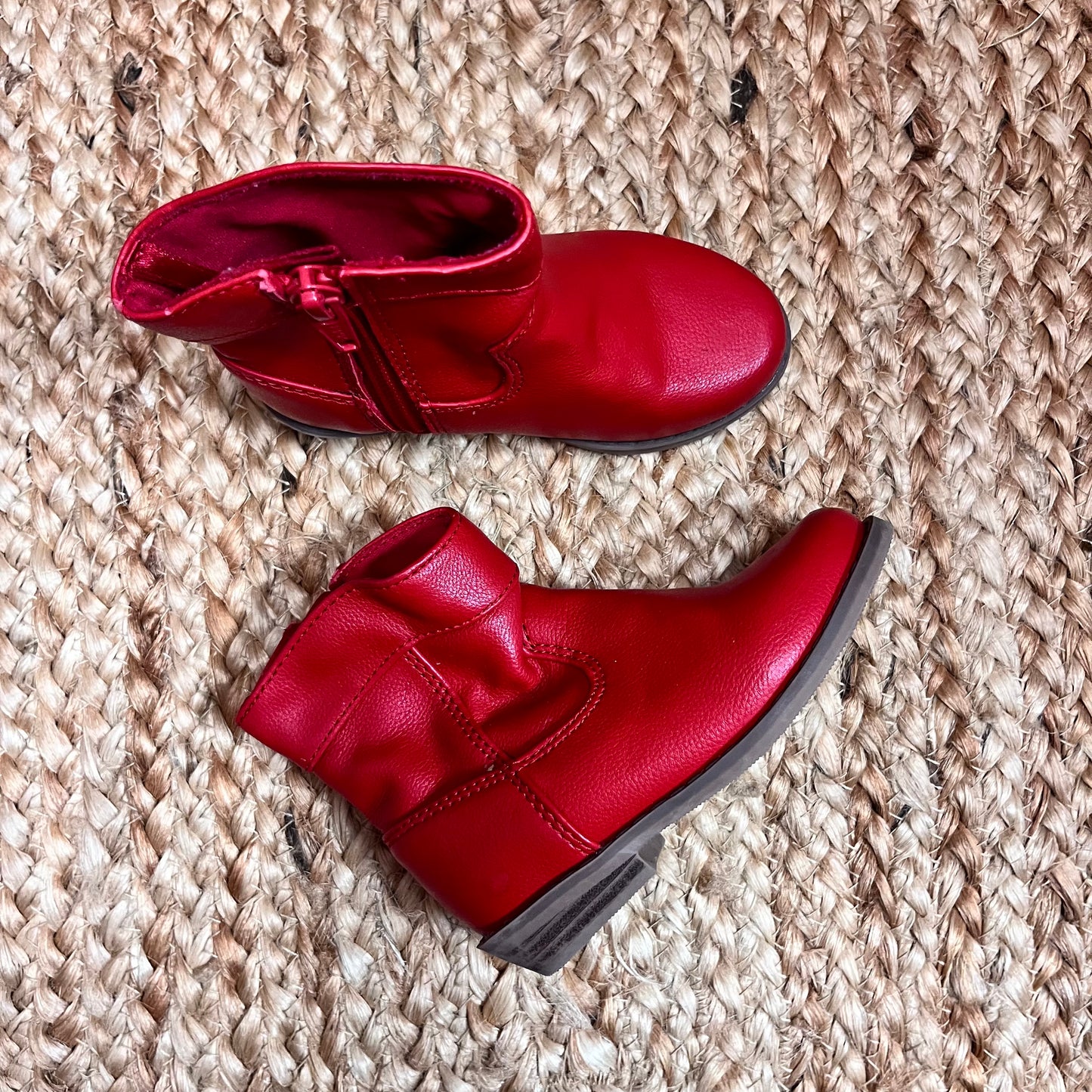 Red Ankle Boots
